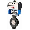 Pneumatic Actuated Butterfly Valves, Wafer, Alloy Steel