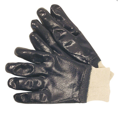 JSP Heavy Duty Nitrile Knitwrist Glove, ACG275-4J0-500