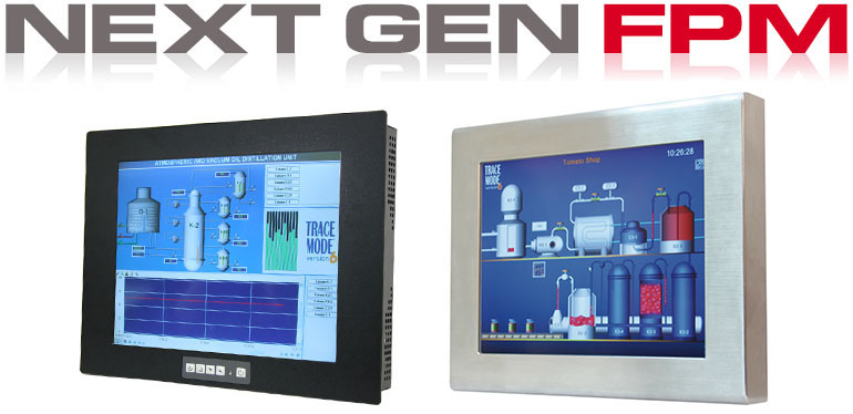 IP65 (NEMA4) Front & Stainless Steel Industrial Monitors