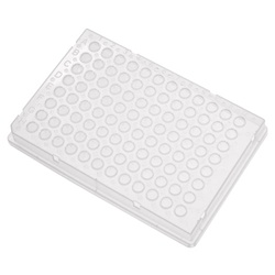 PCR 200ul PCR 96-WELL PLATE, HALF SKIRT, CLEAR