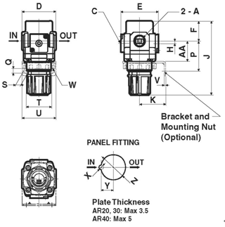 SMC Filters, AR20-02-A