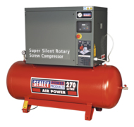 10hp Screw Compressor, SSC12710, 270ltr, 3ph