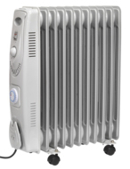 2500W Oil Filled Radiator with Timer, RD2500T